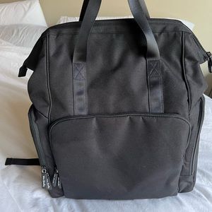 Black Vera Bradley Baby Backpack